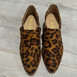 Cheetah booties